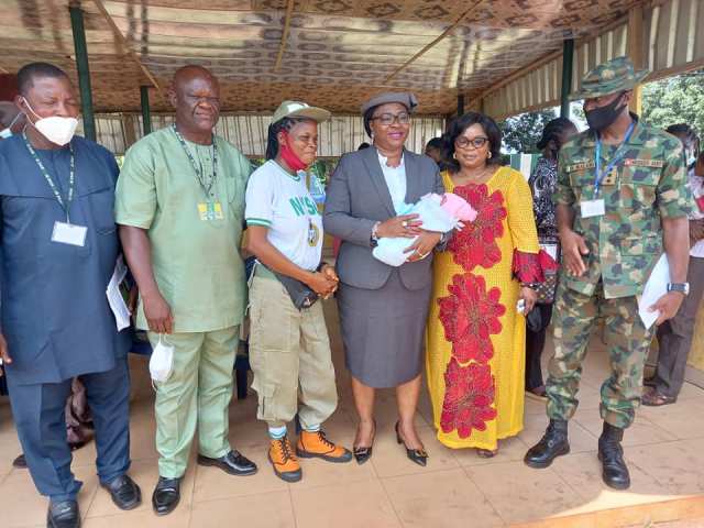 NYSC Celebrates Baby Born In Issele-Uku Camp