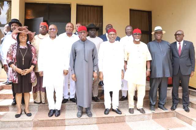 Okowa Inaugurates Special Advisers, Chairman Bureau Of Pensions … Says Delta Spends N1.3bn monthly on pensions
