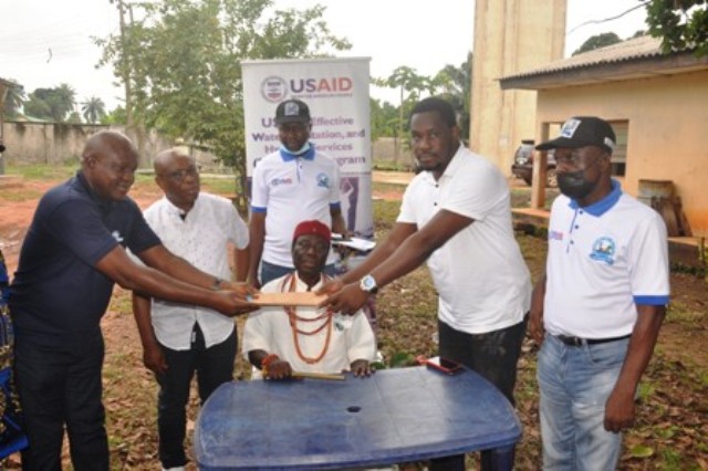 Issele-Uku USAID Water Project: Contractor Takes Over, As Work Commences this Week …Nwaobi Assures Support, Cooperation of Host Community