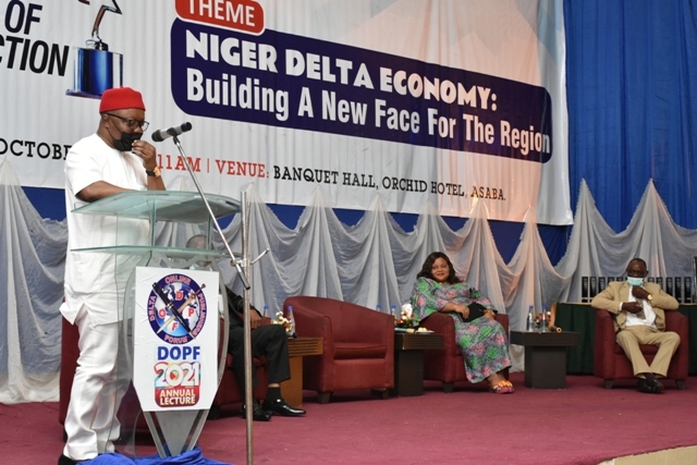DOPF Lecture: Uduaghan calls for urgent diversification measures in building a new face for Niger Delta region