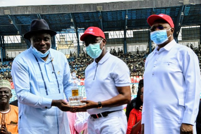 Sports Development: Okowa bags SWAN special merit award