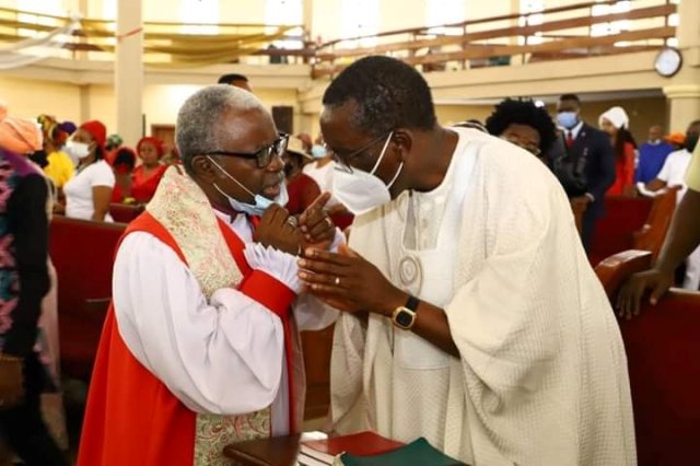 Okowa Congratulates Bishop Mogekwu at 70, Retirement