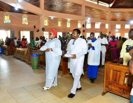 Fidel Onwodi Appreciates God In Special Thanksgiving Mass …As Aniocha North Leaders, People Join Him In Celebration.
