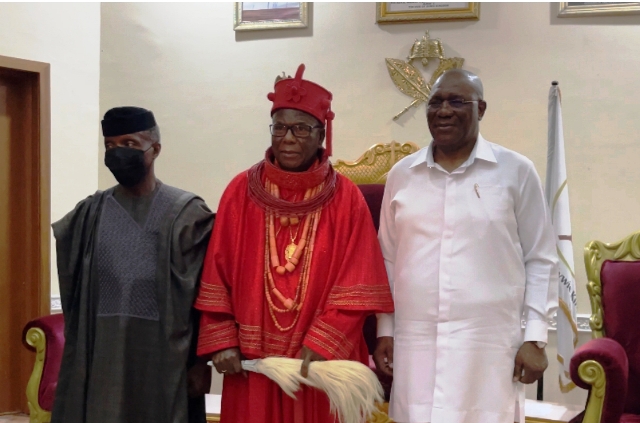 Vice President Osinbajo, Uvwie Monarch Seek Constitutional Role For Traditional Rulers