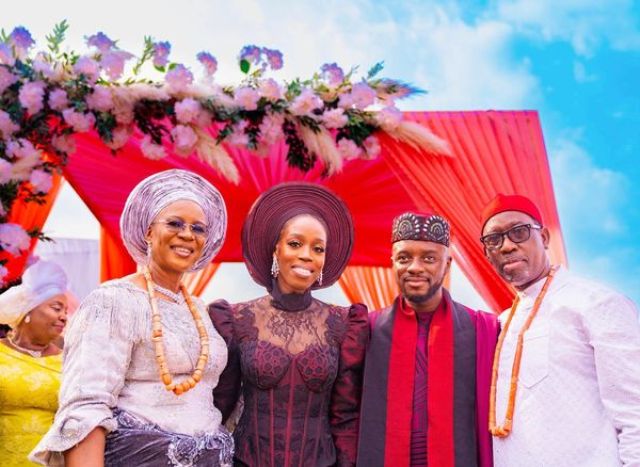 GOVERNOR OKOWA’S DAUGHTER EWERE, WEDS DANIEL IGO; IBORI, UDUAGHAN, ELUMELU GRACE OCCASION (Photo News)