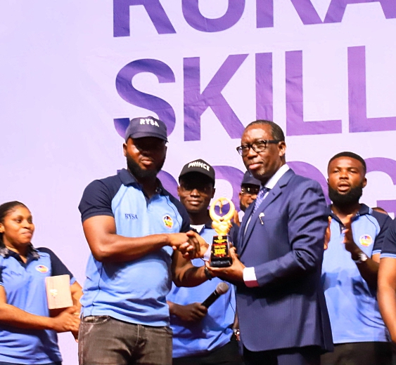 Shun appetite for luxury to grow your business, Okowa charges RYSA beneficiaries