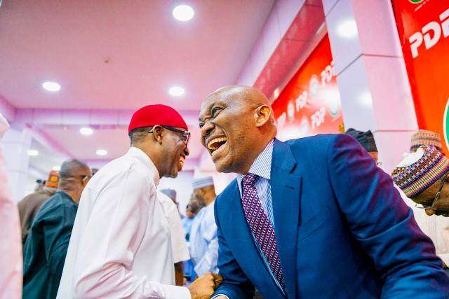 Elumelu Congratulates Okowa on Emergence as Vice Presidential Candidate of the PDP, Urges Reconciliations