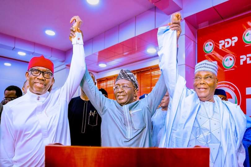 Atiku has answers to Nigeria’s challenges, Says Okowa as he becomes running mate to Atiku