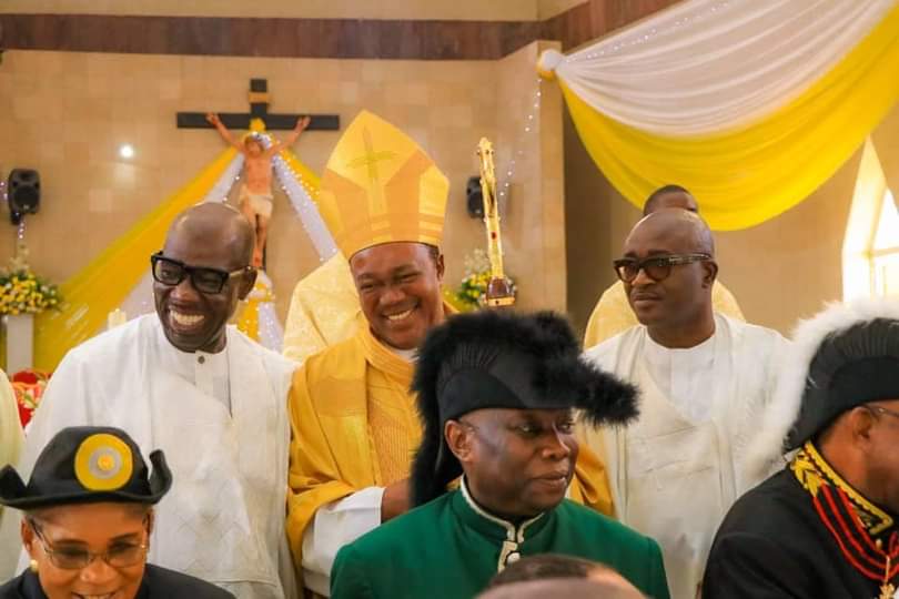 Okowa, Obaseki, Others Witness Decoration Of Recipients Of Papal Honours