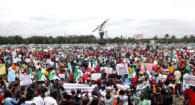 NLC Protest Over University Unions Strike Enters Second Day