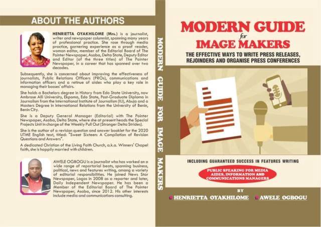 Book: “Modern Guide for Image Makers” for Launch Today, NOV 16th In Asaba