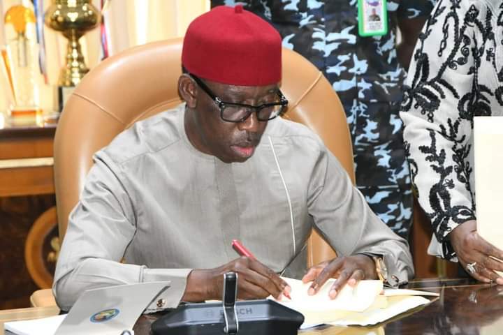 Okowa signs 2023 Appropriation Bill of N571.6bn