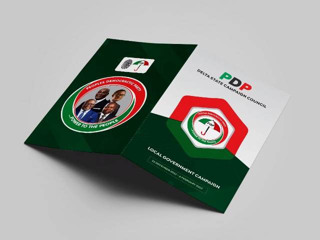 2023: PDP to flag off LG campaigns in Delta Dec 21,Presidential campaign flag-off…Calls on Nigerians to reject APC
