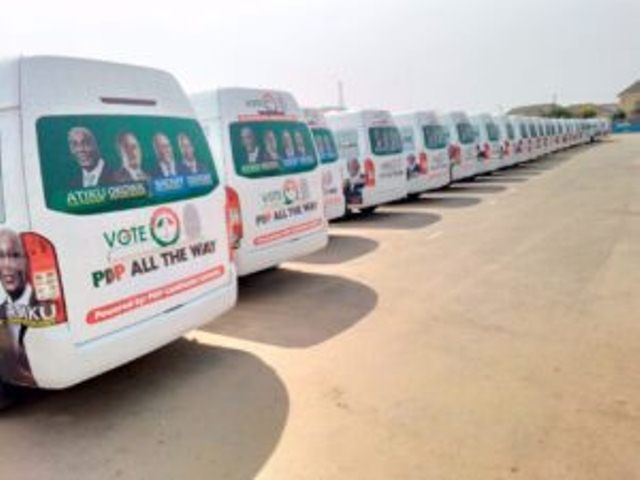 LGA Unit Campaigns: Delta PDP Campaign Council Delivers 25 Branded High Roof Buses To Coordinators