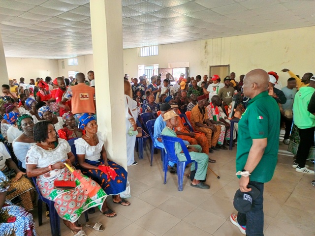 Elumelu Pledges Collective Involvement of All In Empowerment Distribution, As He Engages Aniocha South Communities in Town Hall Meetings…Says Atiku/Okowa Presidency ‘ll Promote Traditional Institution