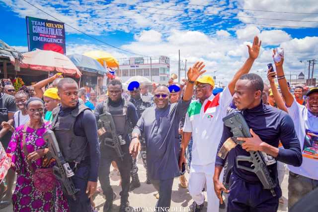 Oborevwori Thanks Deltans, Says He‘ll Not Disappoint The People  …Makes Triumphant Entry Into His Osubi Community