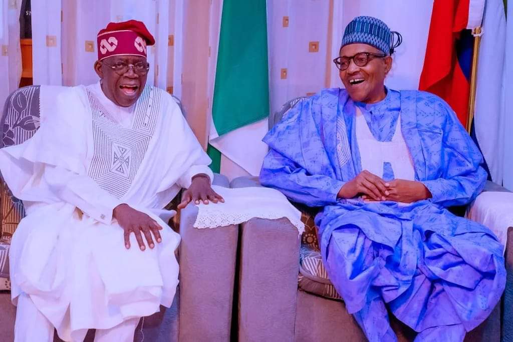 MAY 29: UPHOLD MY LEGACY ~ BUHARI TELLS TINUBU.