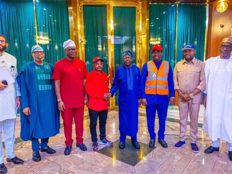 LABOUR UNIONS TO SUSPEND FURTHER PROTEST AFTER FRUITFUL MEETING WITH PRESIDENT TINUBU