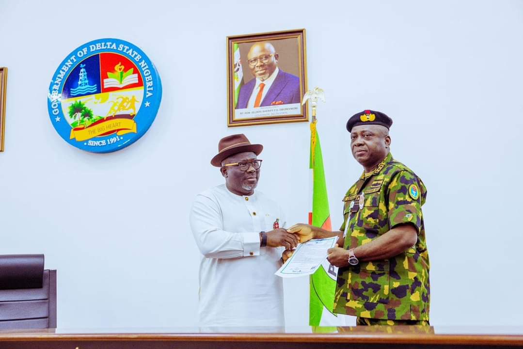 Delta Presents Certificate of Occupancy of 3,747 Hectares of Land To Navy, As Governor Commends Navy, Other Security Agencies For Their Support 