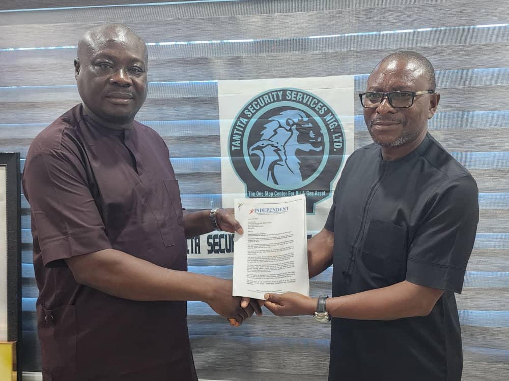 TANTITA Emerges Independent Newspaper Security Company Of The Year 2023, To Receive Award May 4