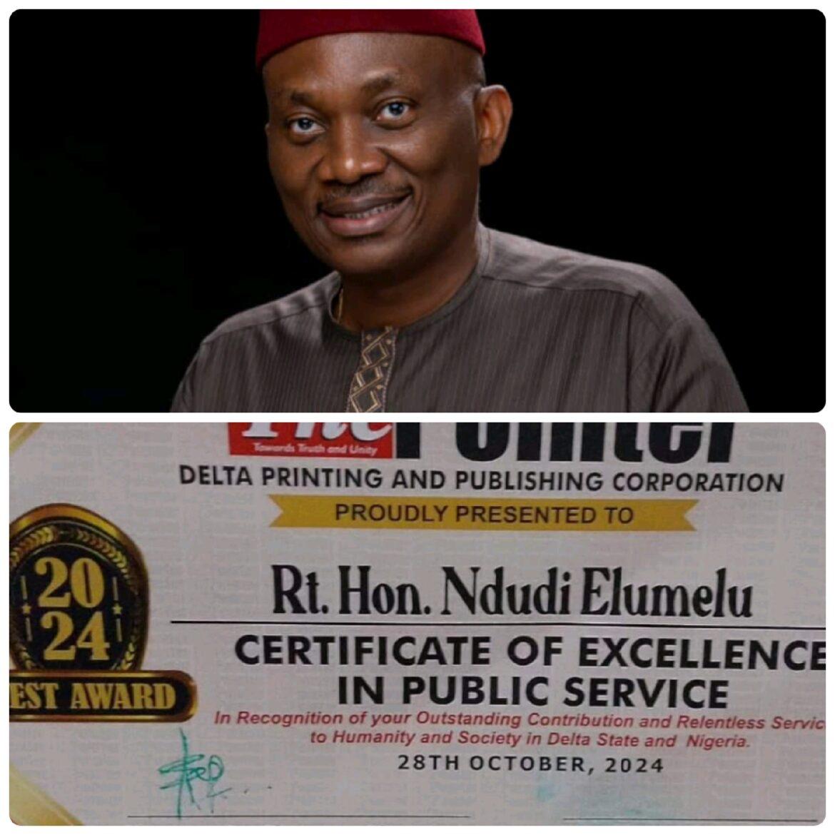 The Pointer@30: Elumelu Bags Public Service Award of Excellence