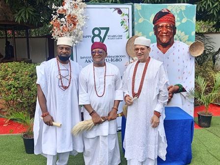 Desert Warrior, Newton Jibunoh Becomes Nna-Obodo Of Akwukwu-Igbo Amidst Celebration Of His 87th Birthday
