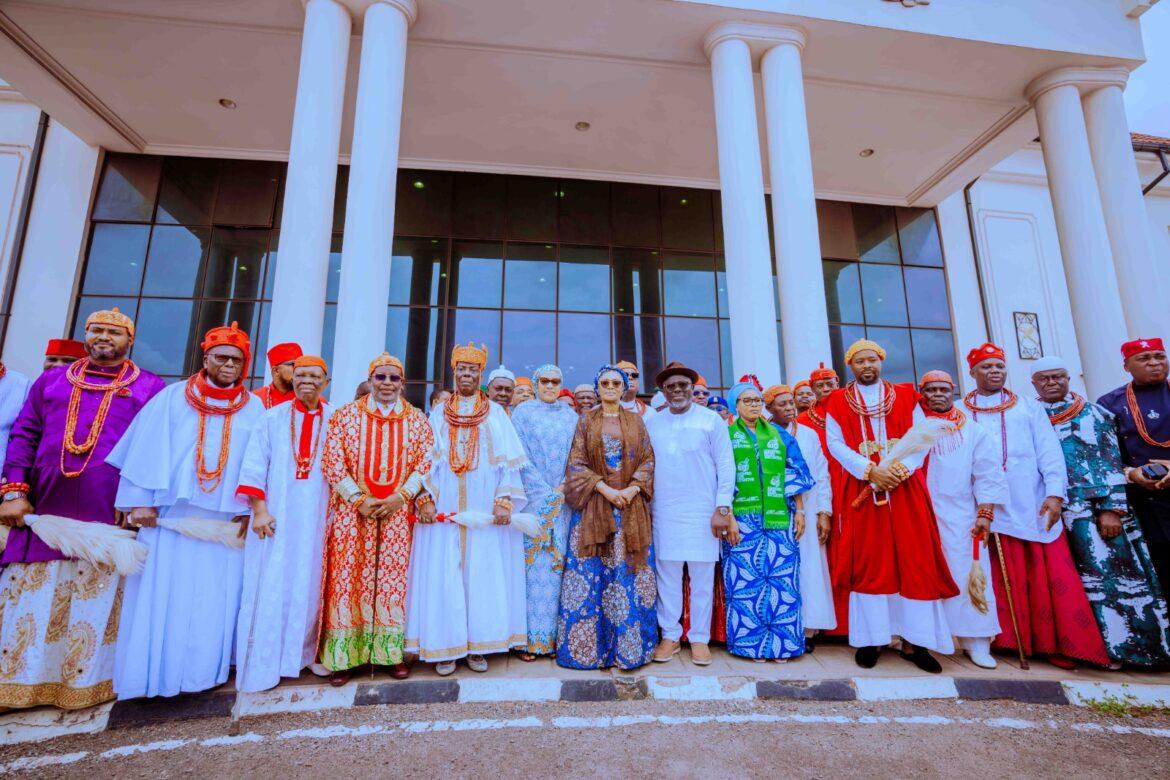 Nigeria’s First Lady Visits Delta, Advocates Free Treatment For HIV/AIDS