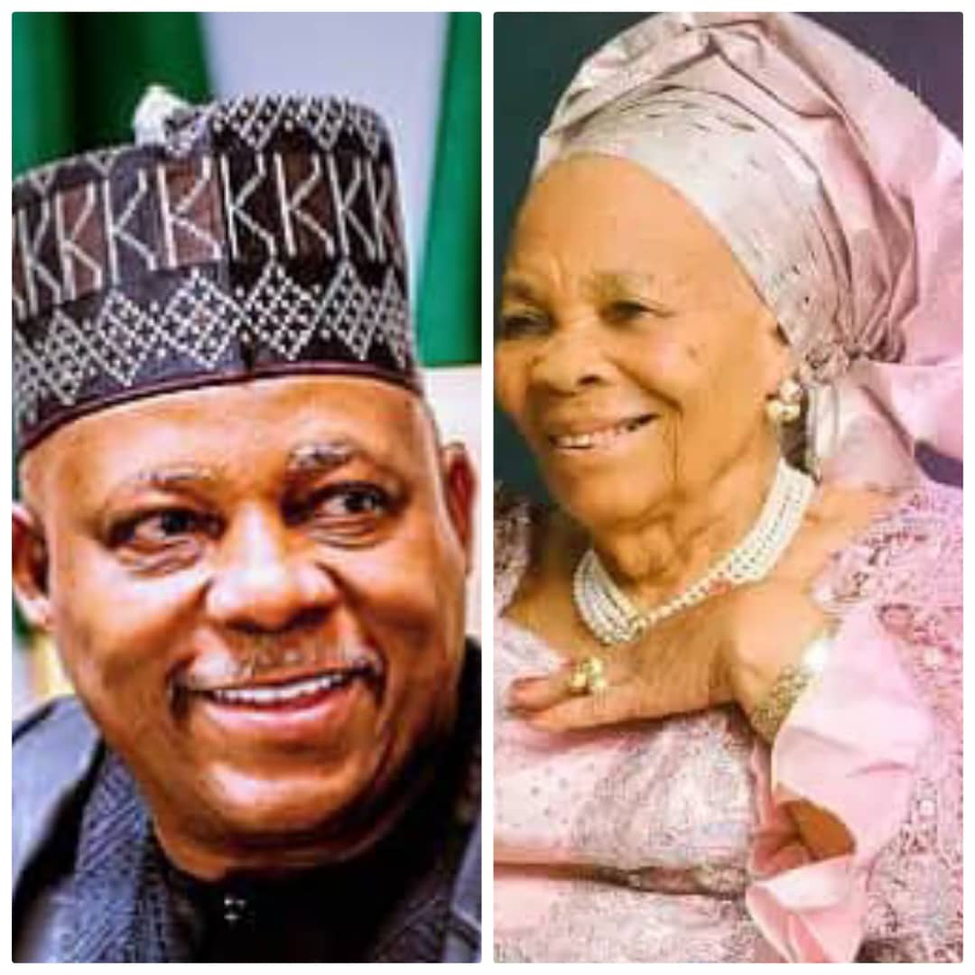 Shettima Congratulates 97-Year-Old Mama Susanna Elumelu on Birthday