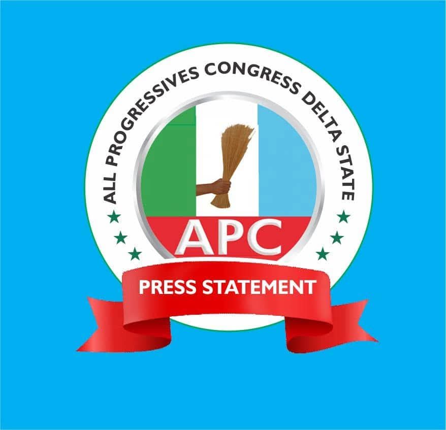 APC To Receive Gov. Oborevwori, Okowa, Others In A Ground Reception Tomorrow, Monday April 28 …Vice President Shettima, Ganduje, Governors To Grace Event
