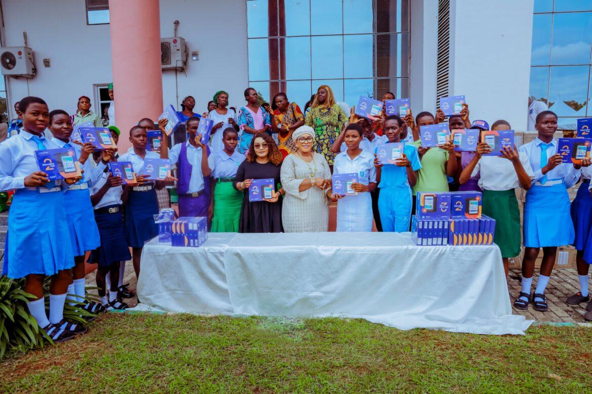 Delta First Lady, Deaconess Oborevwori Empowers Students with 500 uLesson Tablets