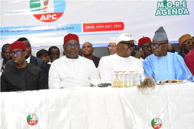 Delta North APC Meets, Endorses Tinubu, Oborevwori For Second Term …Okowa, Onyeme, Sobotie, Eluaka, Elumelu, Ochei, Dunkwu, Okwuofu, Uboh In Attendance