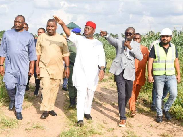 Delta Deputy Governor, Onyeme Leads State Economic Team To Inspect Kwale Industrial Park, Says At Least Six Industries To Be Operational At The Park