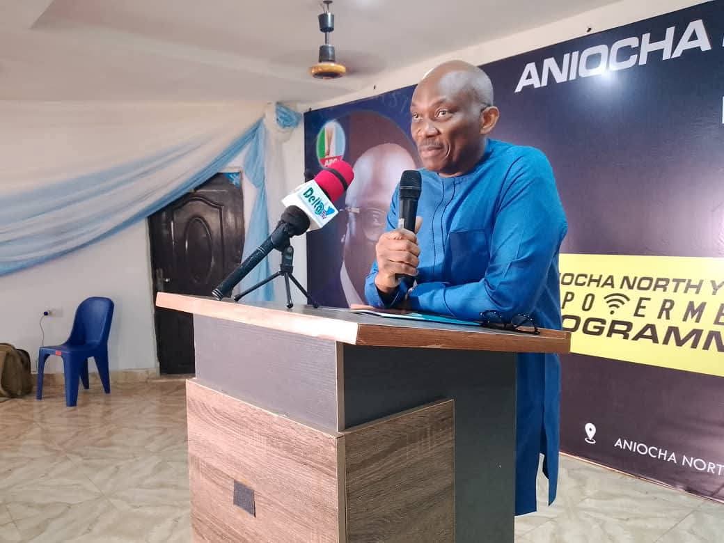 Elumelu Charges Nigeria Youths to Accountability, Resilience, As Aniocha North LG, Mosra Energy Empower Youths With Starter Packs