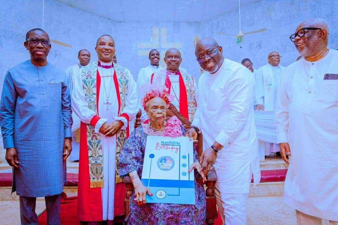 Oborevwori, Okowa, Others Celebrate Ezinne Grace Okubor @ 95