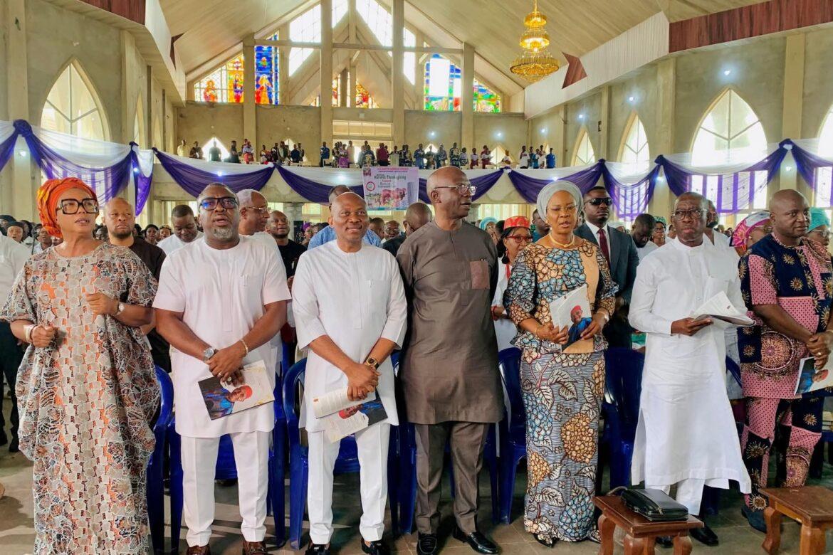 Delta State Leaders, the Bench, Bar, Academia, Onicha Ugbo Community Mourn Pa Sunday Odum at Grand Funeral
