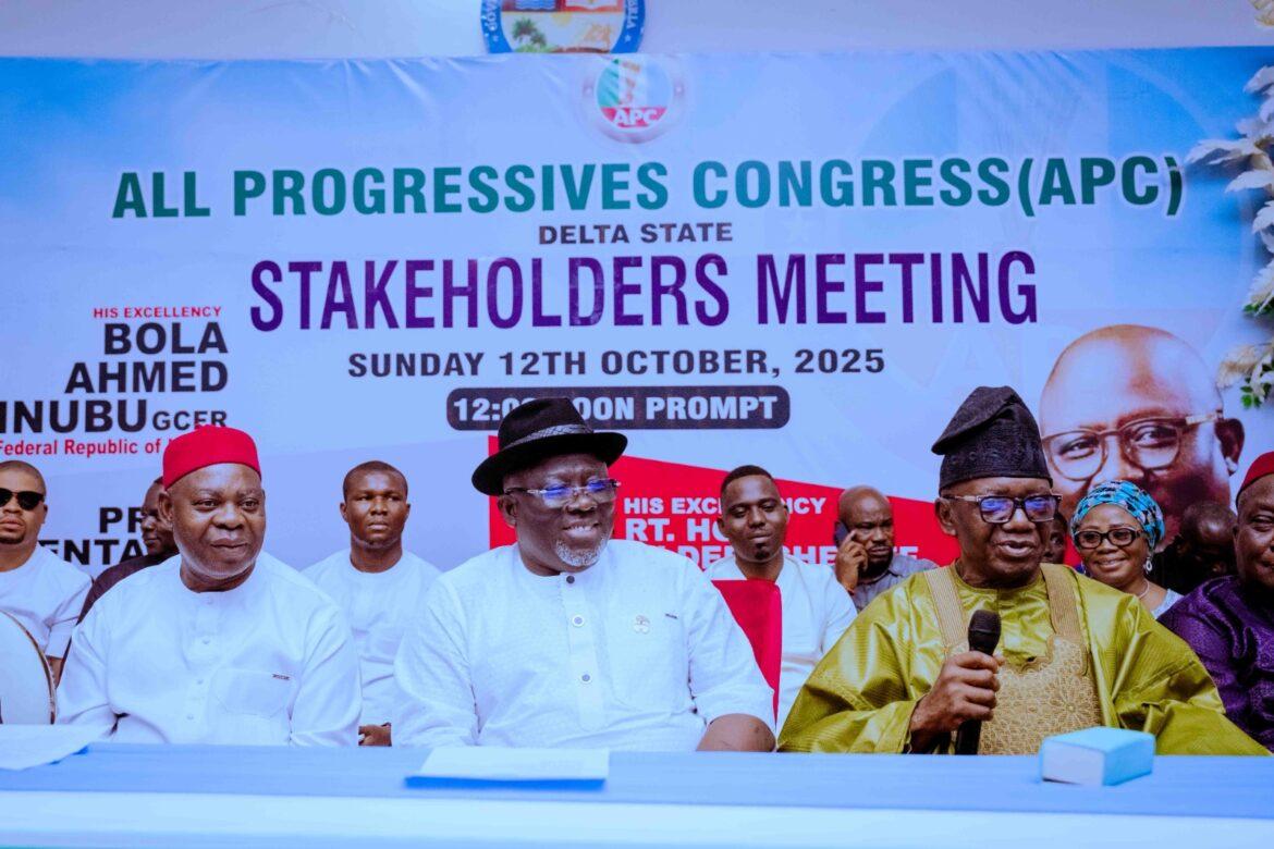 2027: Delta APC Passes Confidence Vote, Endorse Tinubu, Oborevwori As Sole Candidates