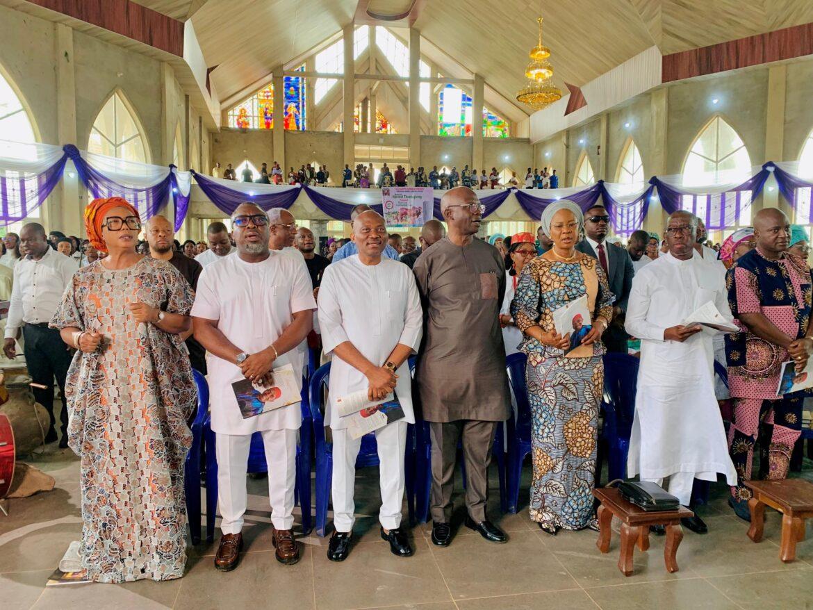 Delta State Leaders, the Bench, Bar, Academia, Onicha Ugbo Community Mourn Pa Sunday Odum at Grand Funeral
