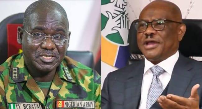 Wike’s Altercation with Military Officer Undermines Nigeria’s Command Structure, Threat to National Security, Says Buratai
