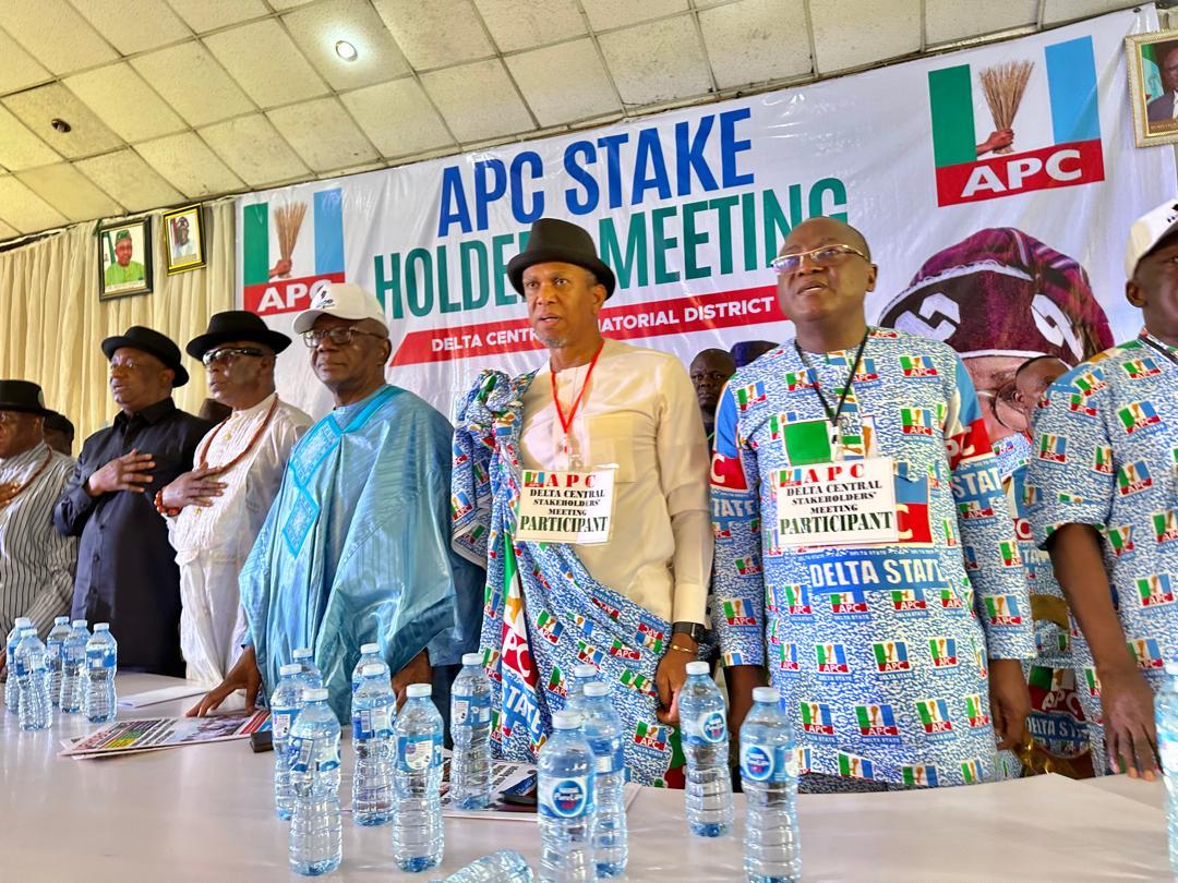 2027: Delta Central APC Stakeholders Pledge Unalloyed Loyalty To Tinubu, Oborevwori …Stress Unity, Discipline, Victory for Tinubu, Oborevwori