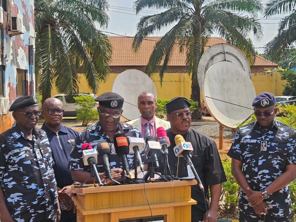 Delta Police Record Major Crime-Fighting Gains, Recover 144 Firearms, Arrest 627 Suspects