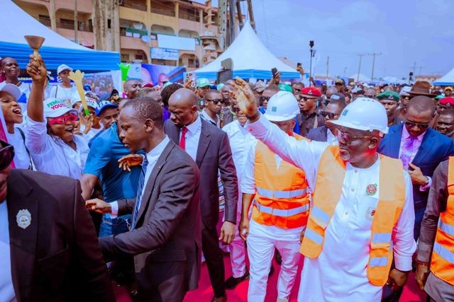 Oborevwori Flags Off ₦39.3bn Otovwodo Flyover Project Amidst Jubilation  …Vows To End Ughelli Traffic Gridlock
