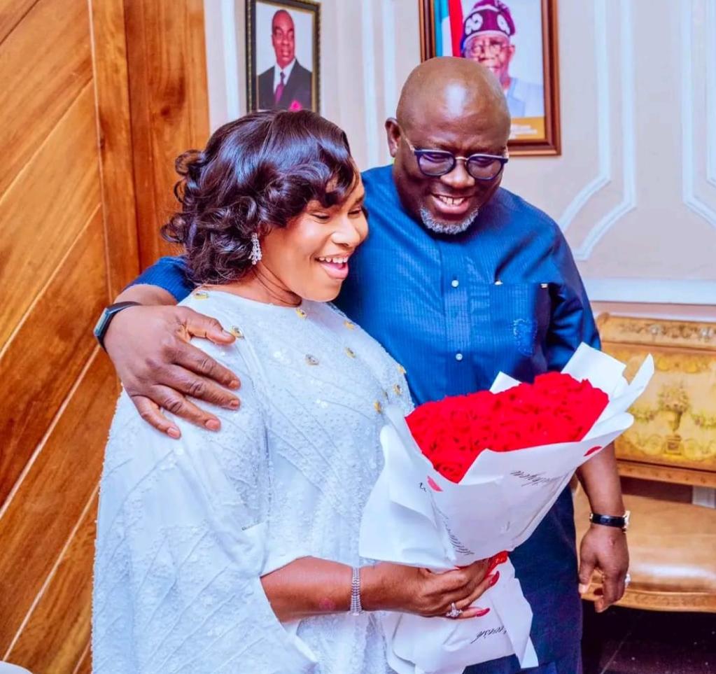 Oborevwori Celebrates Wife, Tobore At 56