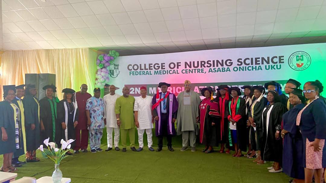 Governor Oborevwori Lauds Elumelu’s Impactful Representation as FMC, Asaba College of Nursing Science Holds 2nd Matriculation in Onicha-Uku 
