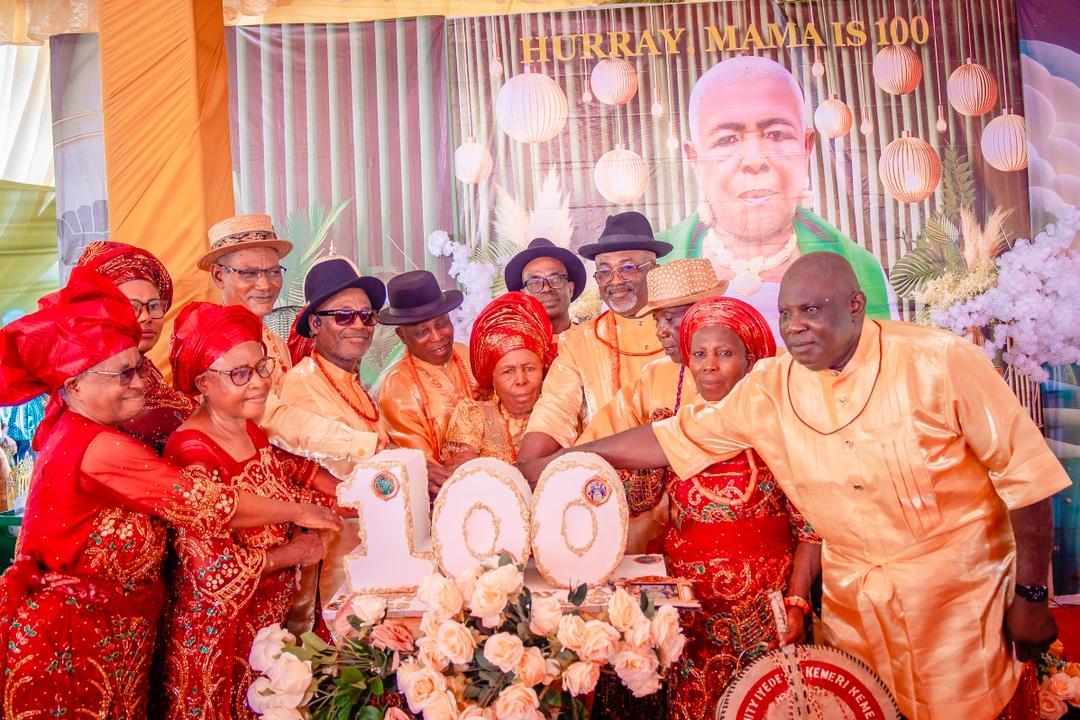 Oborevwori Extols Centenarian Esther Ahon, Celebrates Her Virtues, Enduring Legacy