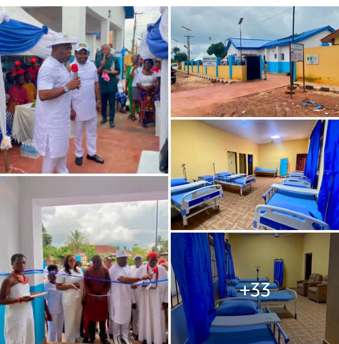 NPHCDA Commends Chinye’s Commitment to Primary Healthcare as Aniocha North LG Boss Commissions Newly reconstructed Onicha-Ugbo Primary Health Care Centre