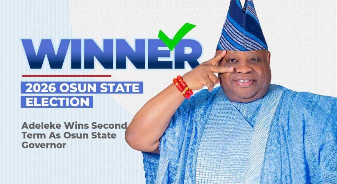 Adeleke Wins Re-election, Secures Second Term as Osun Governor