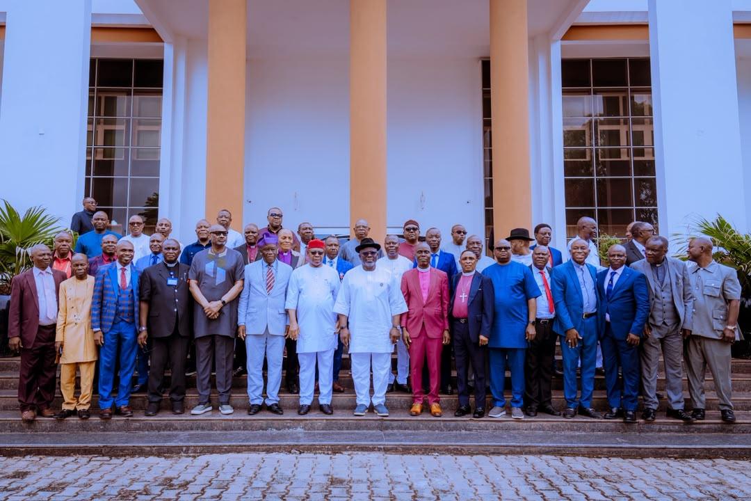2027: Extend Your Love For Me To President Tinubu, Oborevwori Tells Religious Leaders …Sues For Prayers, Support Of Religious Leaders