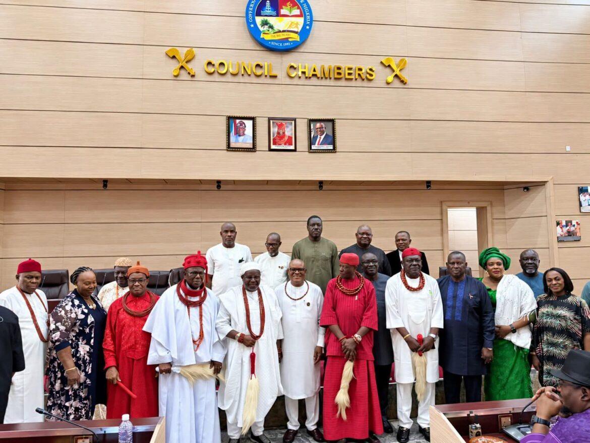 Funkekeme Seeks Traditional Rulers’ Support for Tinubu, Oborevwori