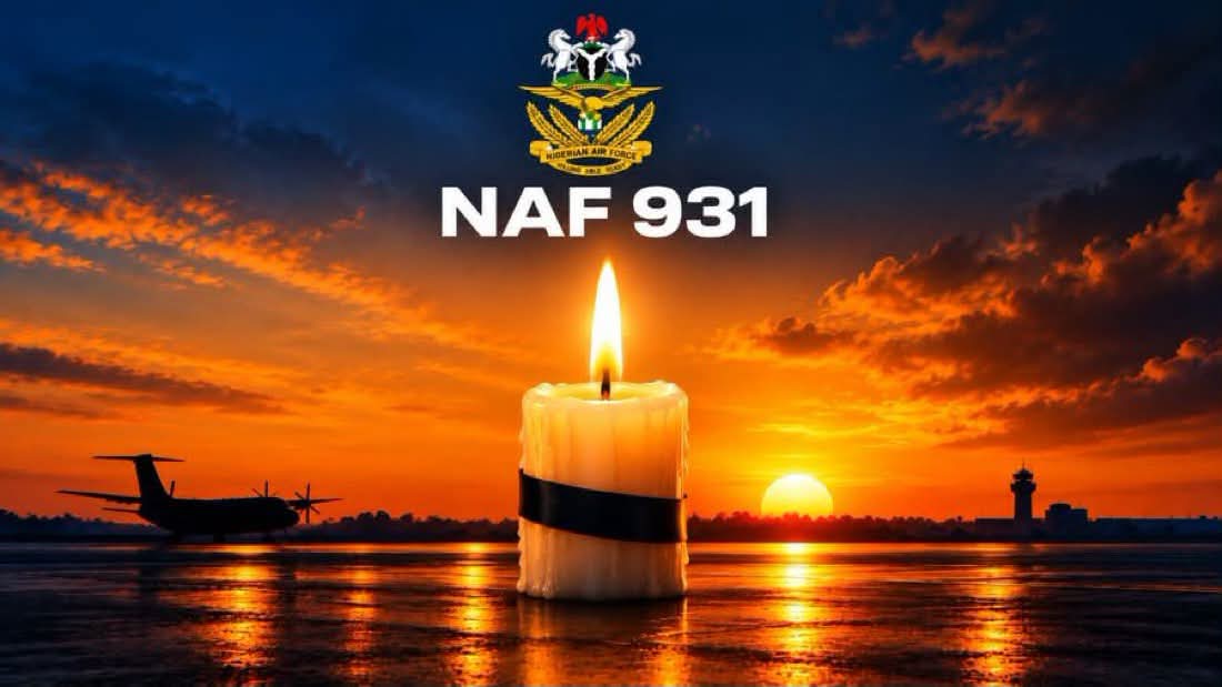 NAF Mourns 25 Killed in NAF 931 Aircraft Crash in Ondo
