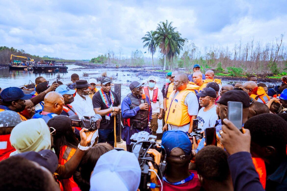 Oborevwori Orders Medical Intervention, Cleanup as Trans-Forcados Oil Spill Affects 216 Communities …Approves Landing Jetty, Health Centre for Odidi